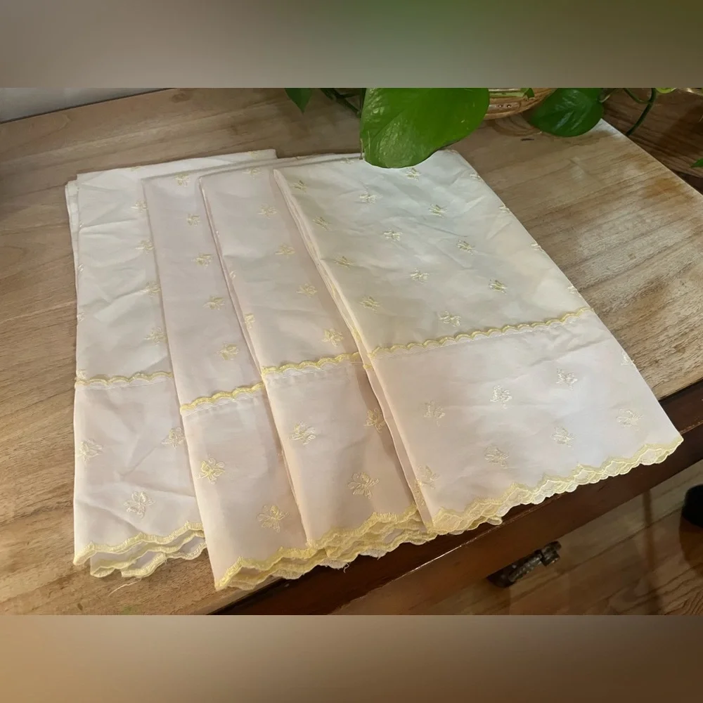 Vintage curtains 4 Panels